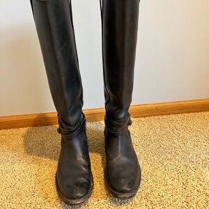 Frye Shirley Riding Boot BLACK, 8.5